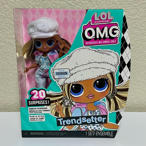 LOL SURPRISE O.M.G TRENDSETTER FASHION DOLL *BRAND NEW  NEW IN BOX✨ LOL OMG Fashion Doll Y2K Trendsetter